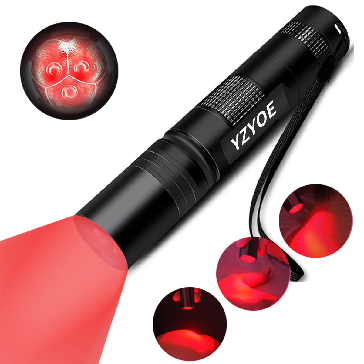 YZYOE Infrared Light Therapy for Joint and Muscle Pain. Red Light Therapy for Face,Infrared Light Therapy