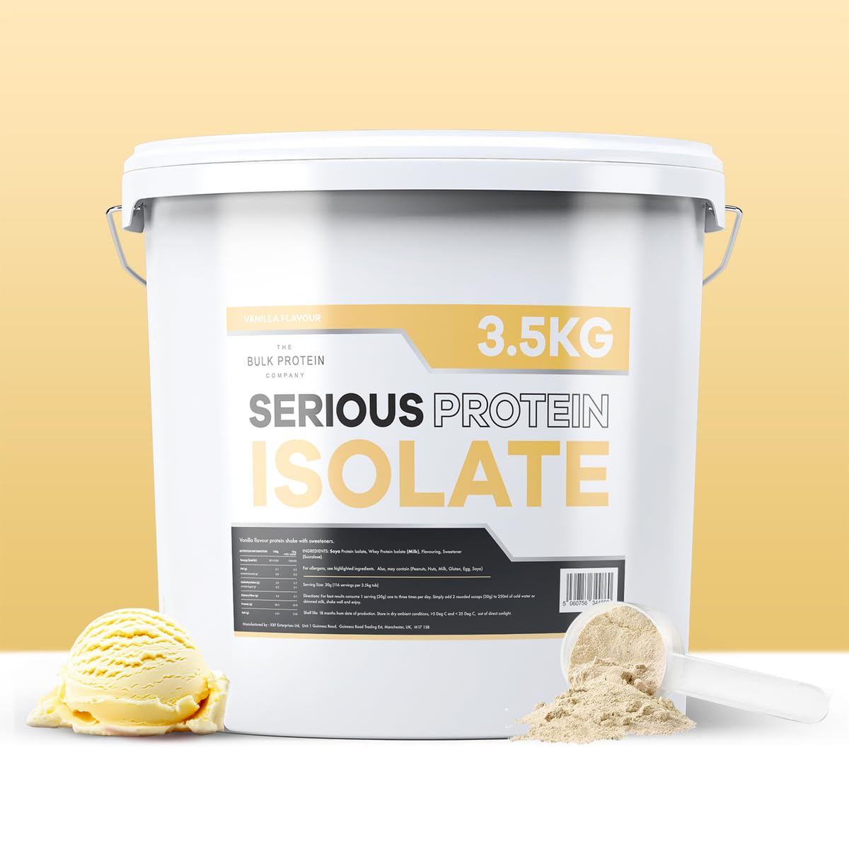 The Bulk Protein Company, Serious Protein Isolate – 3.5kg – Whey Protein Iso The Bulk Protein CompanyBuy Supplements Australia