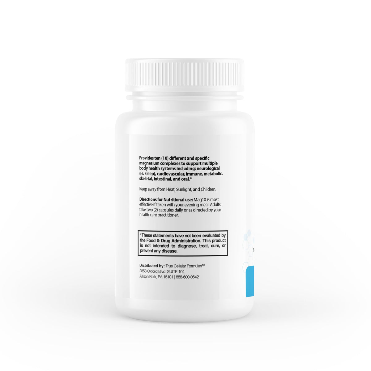 True Cellular Formulas Mg10X Multi-System Magnesium | Supplement to Support Sleep - 60 Capsules | Enhanced Sleep, Immune System & Metabolic Support | Includes Magnesium Glycinate, Citrate and More True Cellular FormulasBuy Supplements Australia