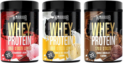 Warrior Whey Protein Powder – Up to 36g* of Protein Per Shake – Low Sugar, and Low Carbs WarriorBuy Supplements Australia
