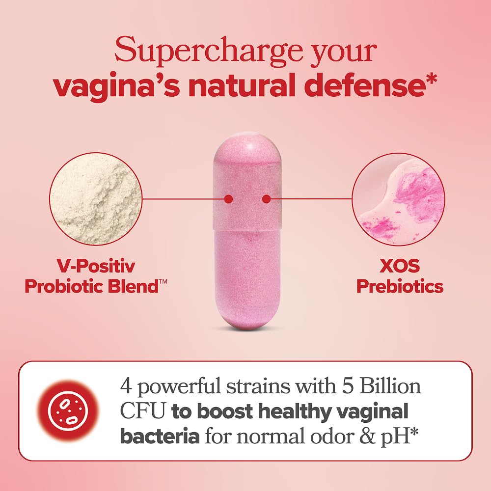 O Positiv URO Vaginal Probiotics for Women pH Balance with Prebiotics & Lactobacillus – Vaginal Health Supplement – Promote Healthy Vaginal Odor & Flora, 60 Count (Pack of 1), 1 Month Supply O PositivBuy Supplements Australia