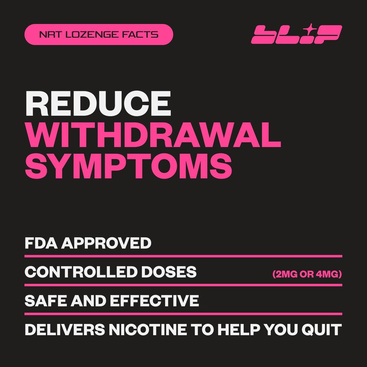 Blip NRT Nicotine Lozenge Mini's - 2mg Mint Flavor (27 Count) - Help Quit Smoking Aid, Reduce Cravings - Nicotine Replacement Blip buy supplements Au