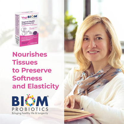 VagiBiom Lactobacillus Suppository: Microbiome Flora balance and Odor Control Regimen VagiBiomBuy Supplements Australia