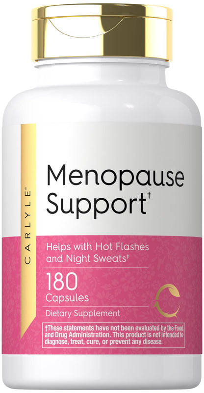 Carlyle Menopause Supplement for Women | 180 Capsules | Helps with Hot Flashes and Night Sweats | Non-GMO, Gluten Free Menopause Support CarlyleBuy Supplements Australia