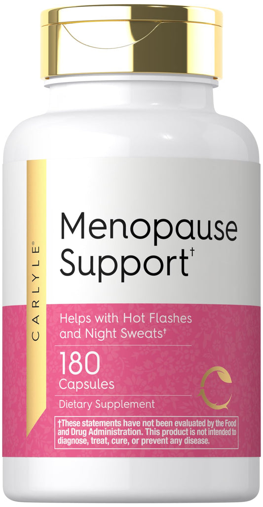 Carlyle Menopause Supplement for Women | 180 Capsules | Helps with Hot Flashes and Night Sweats | Non-GMO, Gluten Free Menopause Support CarlyleBuy Supplements Australia