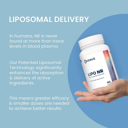 RENUE by Science Nicotinamide Riboside | High Strength Liposomal NAD Supplement | 90 Nicotinamide Capsules - 300mg Nicotinamide Riboside per Serving | Manufactured in The USA Third-Party Tested Renue By ScienceBuy Supplements Australia