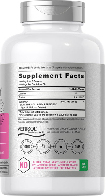 Horbäach Skin Rejuvenator with Verisol | Bioactive Collagen Peptides | 200 Caplets | Non-GMO, Gluten Free Supplement Horbäach buy supplements Au