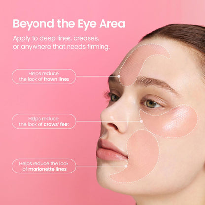 BIODANCE Collagen Peptide Eye Patches, Anti Wrinkle & Smile Line Patches for Face, Under Eye Mask for Fine Lines & Eye Bags