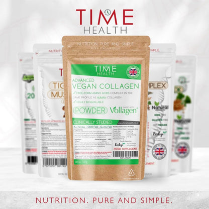 Vollagen® Advanced Vegan Collagen Powder - Amino Acid Complex in Ratio of Collagen Time HealthBuy Supplements Australia