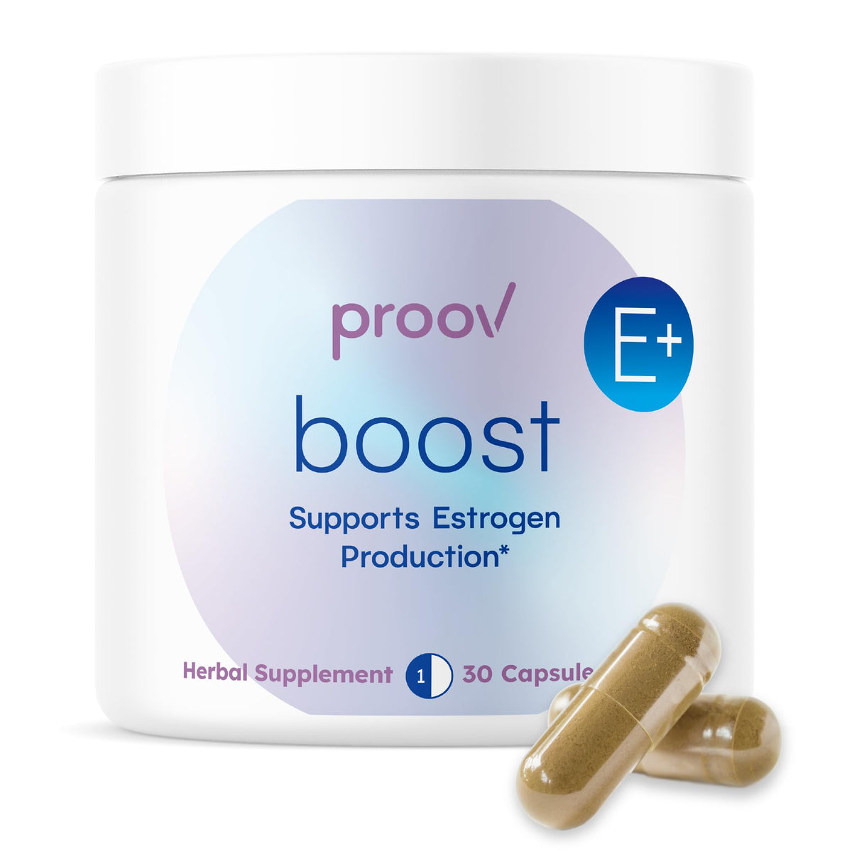 Proov - Boost Supplement for Women - Promotes Estrogen Production - Fertility & Menopausal Support for Women - Hormonal Balance - Evening Primrose Oil Red Clover, Dong Quai, Black Cohosh - 30 Capsules ProovBuy Supplements Australia