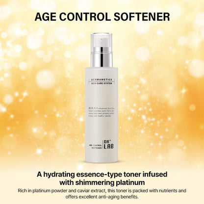 DR+LAB Age Control Softener 5.07 fl oz /150ml Moisturizing Wrinkle Care Nutrient Face Toner for Dry, Dull, Uneven Texture Skin Korean Skincare DR+LAB buy supplements Au