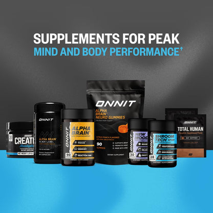 ONNIT Creatine Monohydrate Powder – Unflavored, 90-Serving Value Size – Supports Strength, Lean Muscle, and Brain Energy† – Keto Friendly, No Fillers, 90 Servings, 15.29 oz ONNITBuy Supplements Australia
