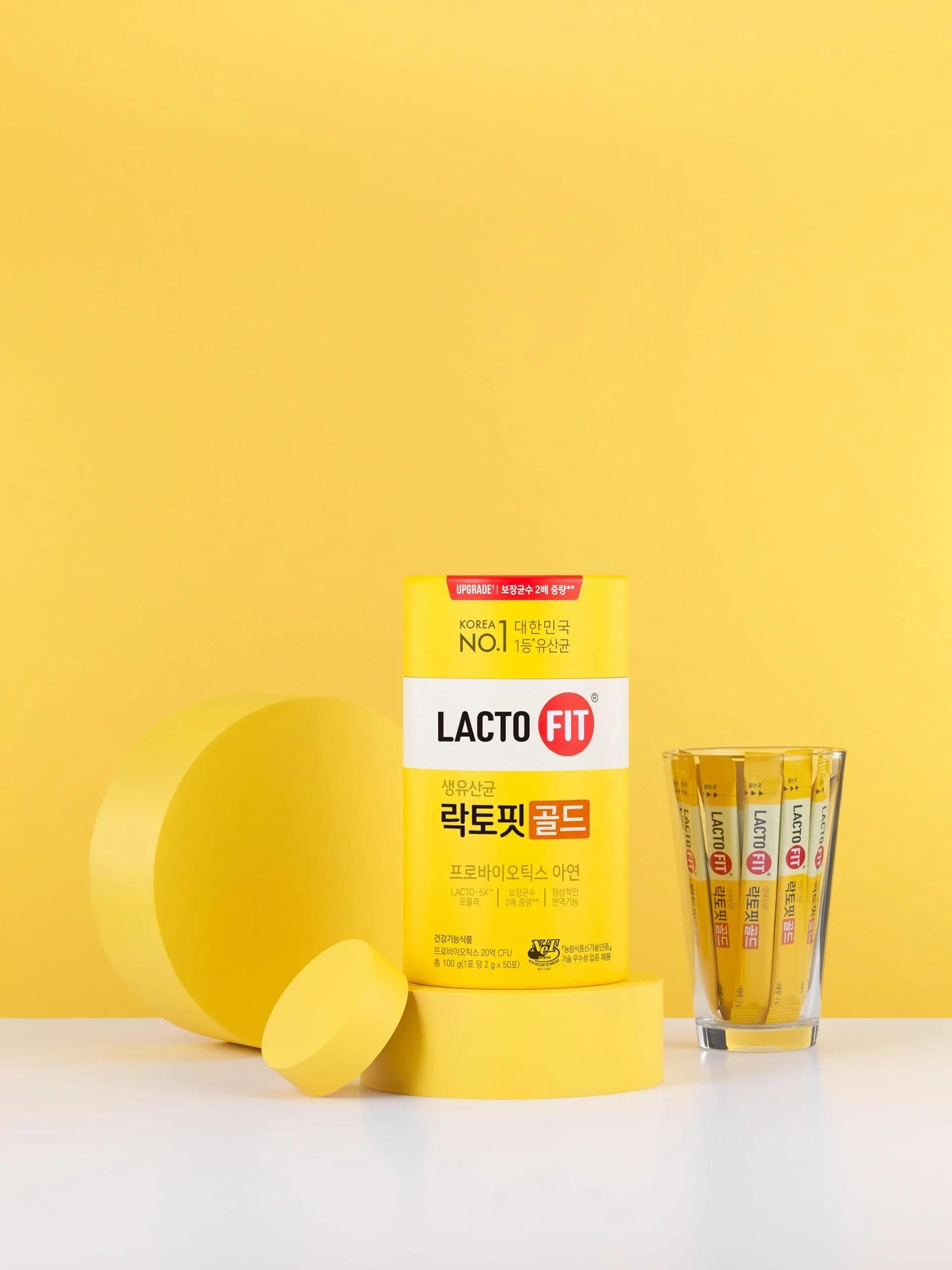 LACTO-FIT Chongkundang Healthcare Gold Probiotic 50 Pack Powder Sticks – Multi Strain Daily Probiotics with Prebiotics and Postbiotics for Digestive Balance and Everyday Wellness LACTO-FITBuy Supplements Australia