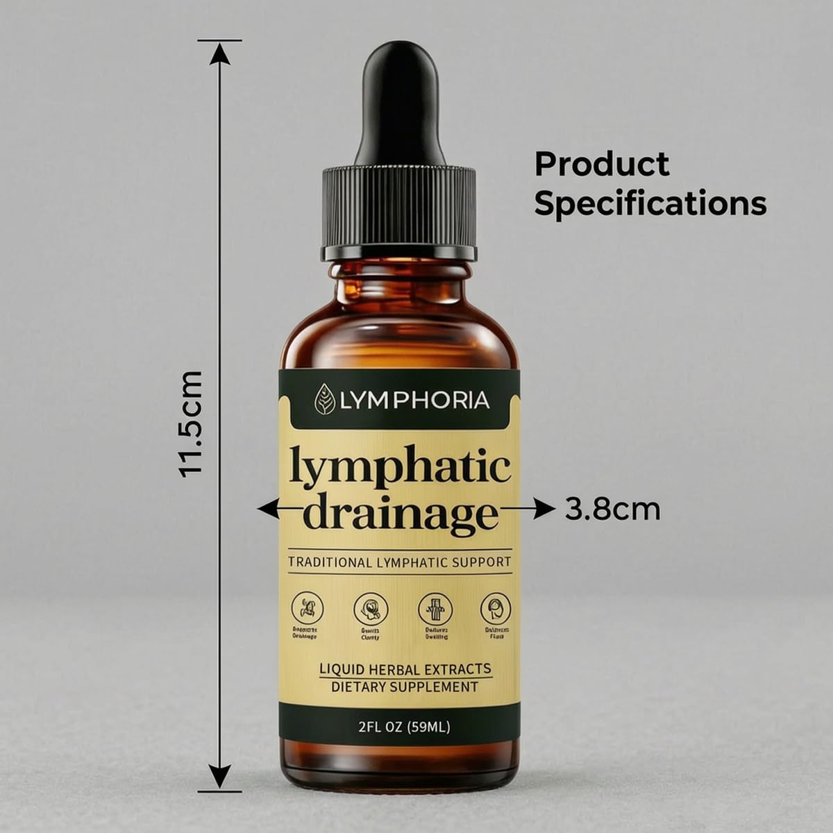 Lymphoria Lymphatic Drainage Drops, Lymphatic System Support, Immune System, Vegan & Non-GMO, Natural Herbal Blends(59ML/2FL.OZ) 2 tebazoew buy supplements Au