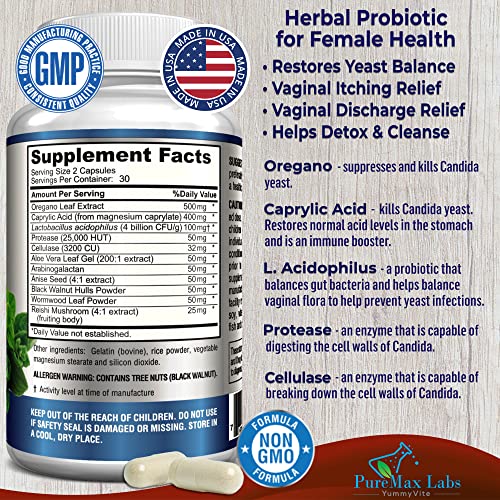 YUMMYVITE Balance Complex for Women - for Vaginal Health, Herbal Detox & Cleanse YUMMYVITEBuy Supplements Australia
