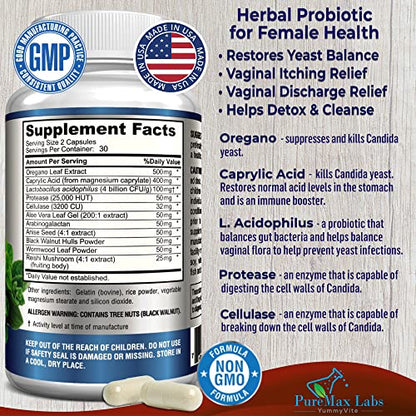 YUMMYVITE Balance Complex for Women - for Vaginal Health, Herbal Detox & Cleanse YUMMYVITEBuy Supplements Australia