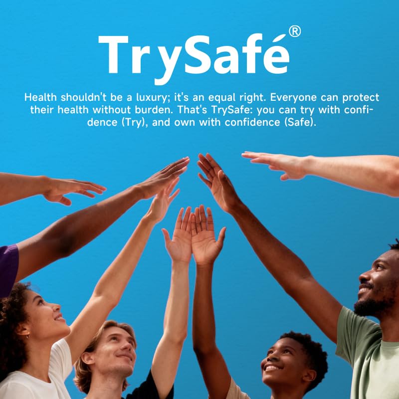 TrySafe 1100MG Cortisol Supplements for Women and Man with 600MG Ashwagandha, 200MG Rhodiola Rosea, 200MG L-Theanine, 100MG Magnesium Glycinate | for Healthy Stress Response*, Mood* TrySafeBuy Supplements Australia