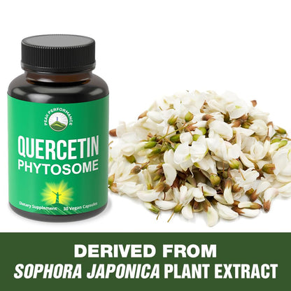 Peak Performance Ultra Pure Quercetin Phytosome Vegan Capsules - Rich Sophora Japonica Extract for Max Absorption Now. Quercetin 250mg Supplement Capsules. Made in USA Peak PerformanceBuy Supplements Australia
