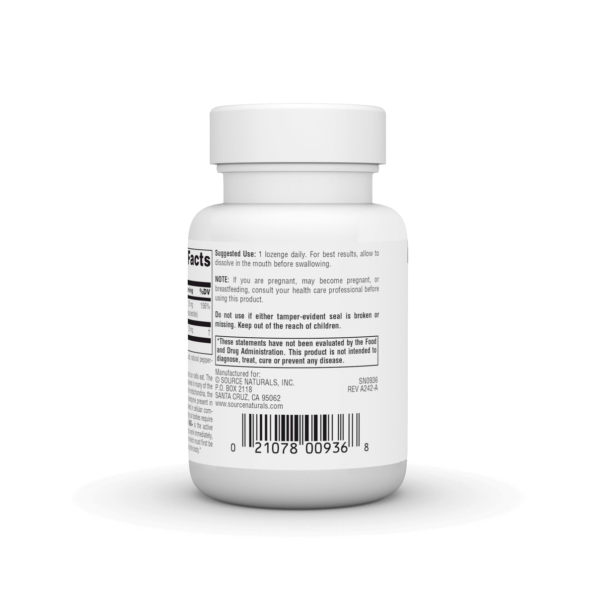 Source Naturals NAD+, Coenzymated B-3, Supports Cellular Energy*, 25 mg - 30 Lozenges Source NaturalsBuy Supplements Australia