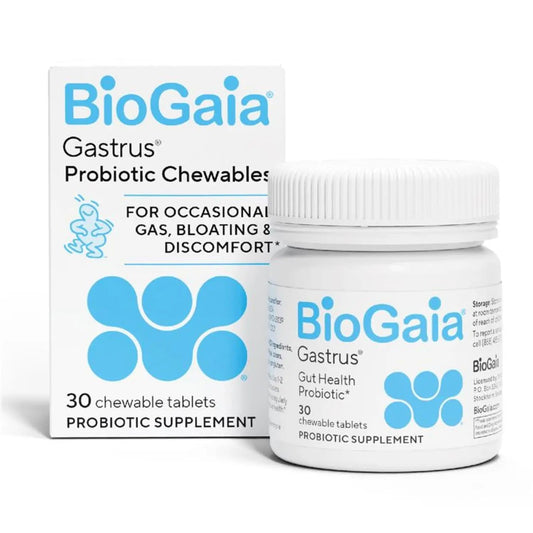 BioGaia Gastrus Gut Health Probiotic | Eases Abdominal Discomfort, Gas & Bloating | Promotes Regularity & a Healthy Gut | Contributes to a Balanced Microbiome | Backed by 30 Years of Research BioGaiaBuy Supplements Australia