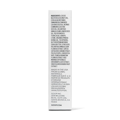 goop Beauty Clean Lip Balm | Dry Lips Treatment | Coconut Oil, Pomegranate Extract