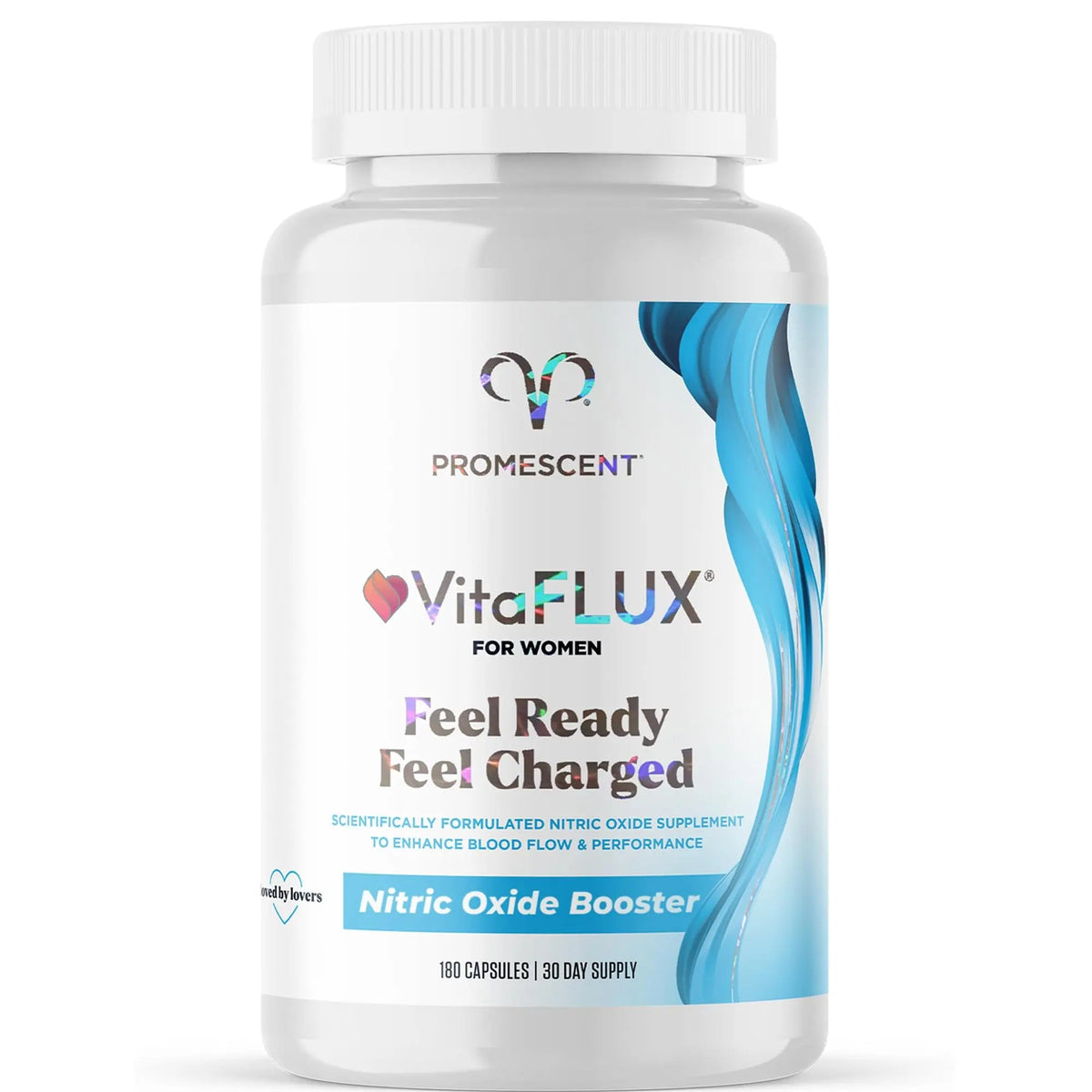 Promescent VitaFLUX Women's Nitric Oxide Booster Supplement, Boost Energy & Performance - Therapeutic Dose of Essential Amino Acids L Arginine, L Citrulline, L Carnitine, Zinc (180 Capsules) Promescent buy supplements Au