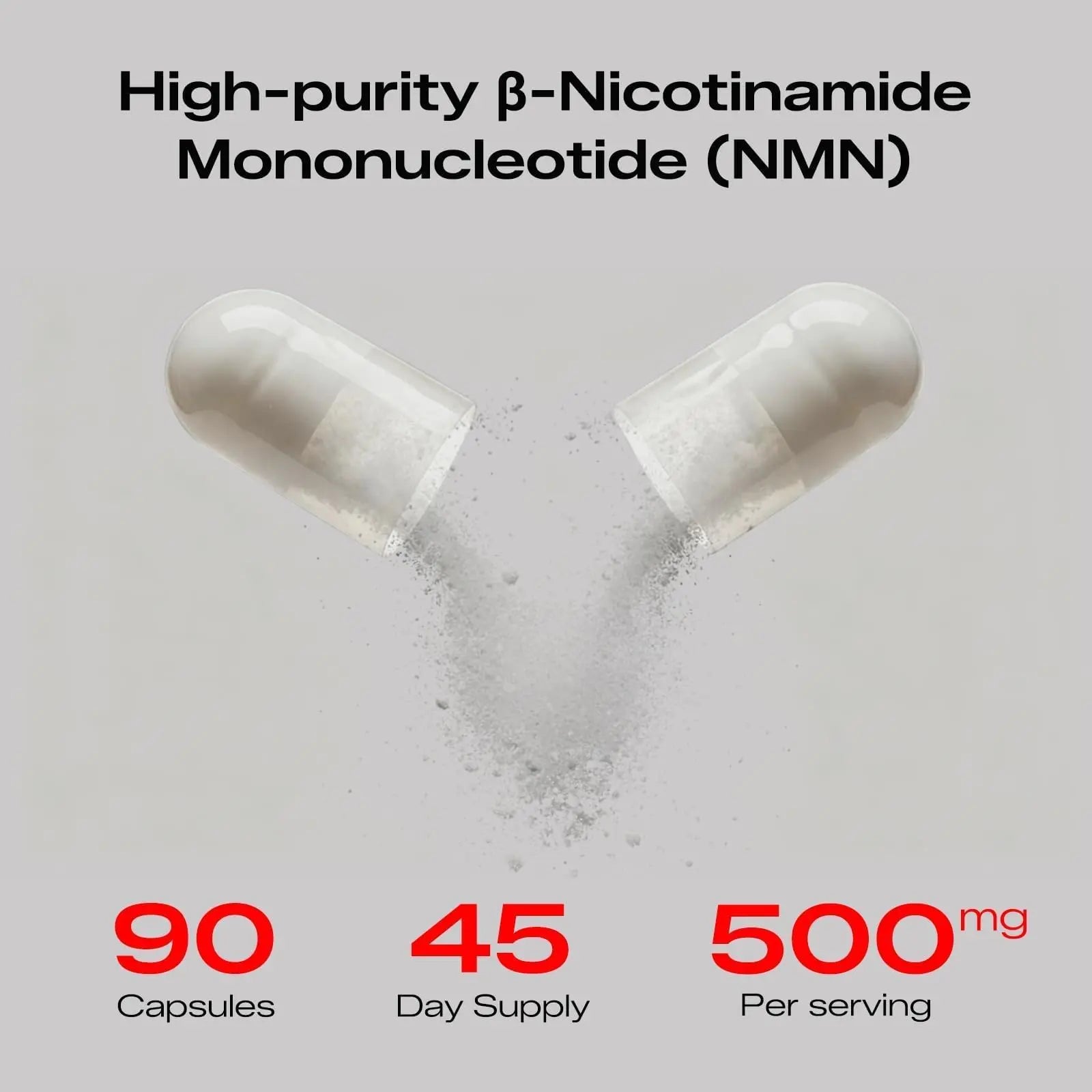PEPAX NMN Supplement 500mg - 99% Pure NMN Supplement Capsules for Increased NAD Levels & Healthy Aging - Third Party Tested Stabilized Capsules, cGMP Certified, 90 Liposomal NMN (45 Servings) PEPAXBuy Supplements Australia