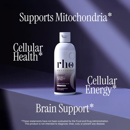 Rho Nutrition Liposomal NAD+ – Liquid Supplement Designed to Help Support Absorption – Active Form of NAD+ Helps Support Normal Cellular Health, Healthy Aging, Energy Metabolism and Overall Vitality Rho Nutrition buy supplements Au