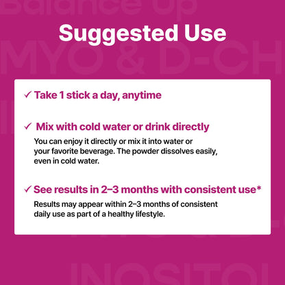 Dr.GET IT Balance Up Inositol 40:1 Myo & D-Chiro with Folate & Choline – Hormone Balance & Reproductive Health Support for Women – Lemon Lime Stick Powder, 30 Servings Dr.GET ITBuy Supplements Australia