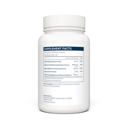 Renue By Science TMG | High Strength TMG Supplements | 120 Trimethylglycine Capsules - 900mg TMG per Serving with Vitamin B12 Vitamin B6 Folate & Zinc | Made in The USA & Third-Party Tested Renue By ScienceBuy Supplements Australia