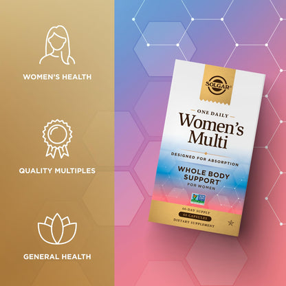 SOLGAR One a Day Women & Mens Bundle:Daily Women's Multi Whole Body Support, 60 Servings + Daily Men's Multivitamin Whole Body Support Supplement, 60 Servings SOLGARBuy Supplements Australia