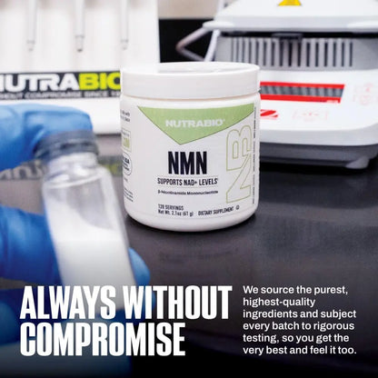 NutraBio NMN - NAD Supplement, Longevity Support, Boost NAD Levels, Increase Cellular Energy, Brain Health, Healthy Aging- 120 Servings NutraBioBuy Supplements Australia