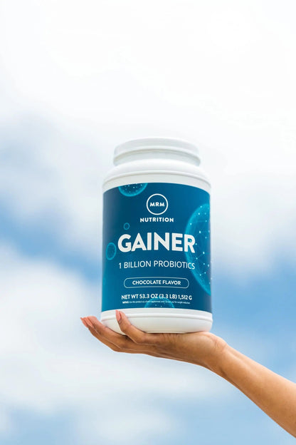 MRM Nutrition Gainer Protein with Probiotics & Postbiotics - Chocolate Flavored for Men & Women, 25g Protein, Whey Protein Concentrate & Isolate, Micellar Casein, & Digestive Enzymes - 18 Servings MRMBuy Supplements Australia