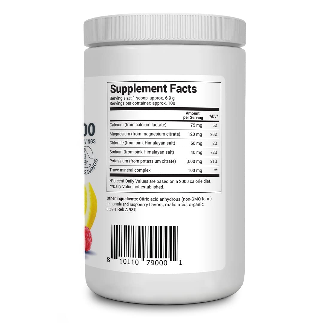 Dr. Berg's Electrolyte Powder 100 Servings Bundle - Raspberry Lemon & Lemonade Dr. Berg NutritionalsBuy Supplements Australia