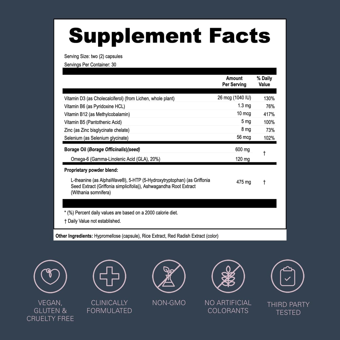 LOONI PMS Relief Balance Beam Supplement for Women – Hormone Balance for Menopause, B12, Omega-6, Zinc & Nootropics – Supports Mood Swings, Cramps, Cravings – 60 Vegan Capsules L·OONIBuy Supplements Australia