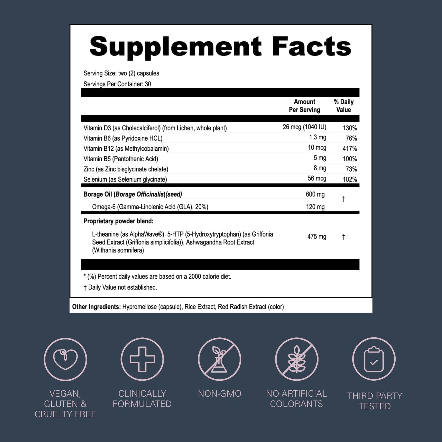 LOONI PMS Relief Balance Beam Supplement for Women – Hormone Balance for Menopause, B12, Omega-6, Zinc & Nootropics – Supports Mood Swings, Cramps, Cravings – 60 Vegan Capsules L·OONIBuy Supplements Australia