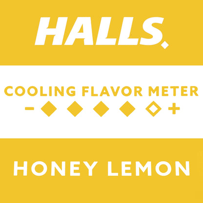 HALLS Cough and Throat Relief Honey Lemon Cough Drops, 30 Drops HALLS buy supplements Au