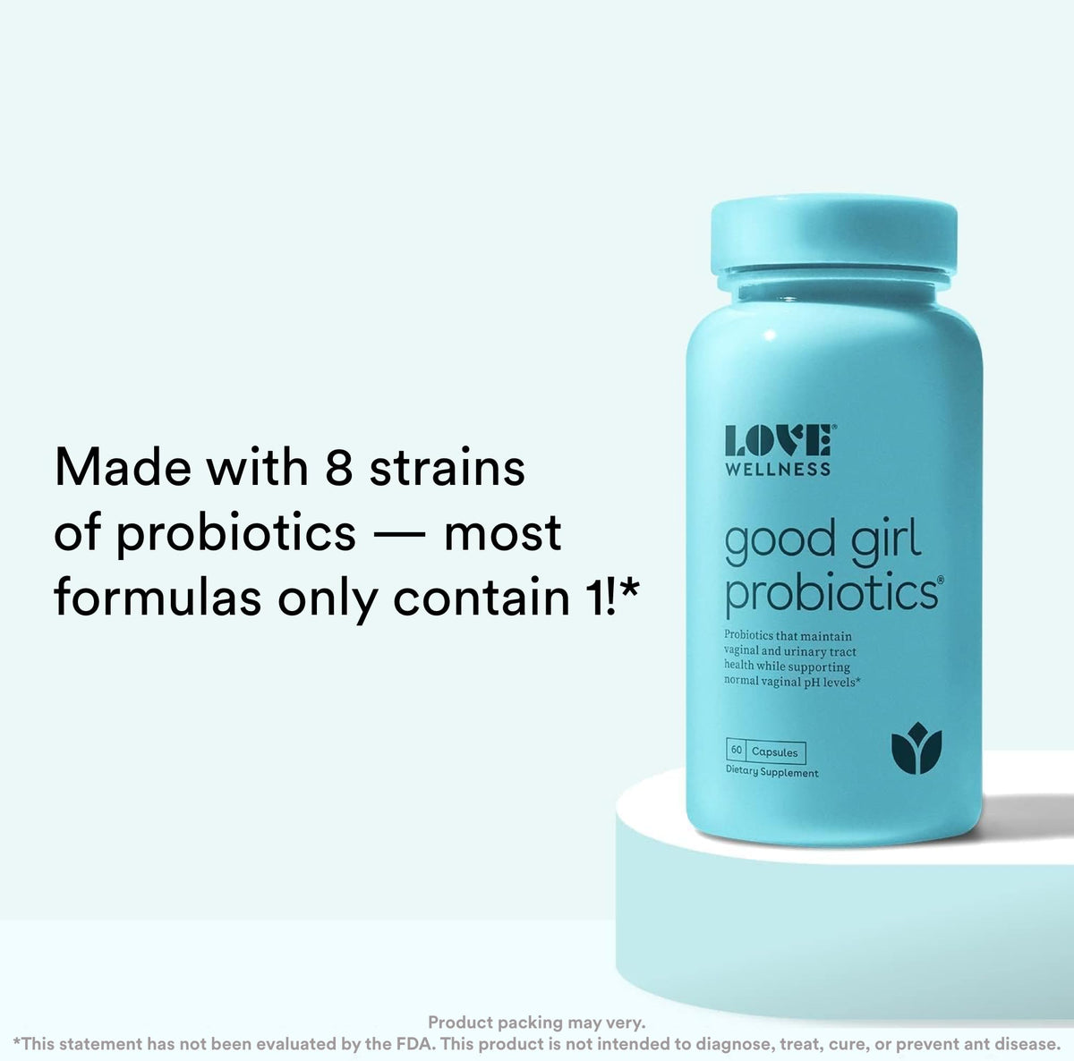 Love Wellness Good Girl Probiotics & The Killer | Vaginal pH Balance Supplement & Boric Acid Suppositories Love WellnessBuy Supplements Australia