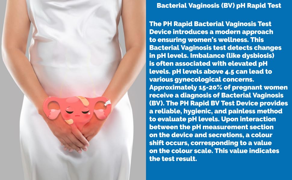 One Step Vaginal pH Bacterial Vaginosis Test Kit, 5 Test Kits, BV, Yeast Infection, Feminine Vaginal Health One StepBuy Supplements Australia