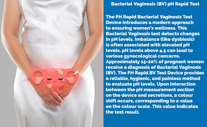 One Step Vaginal pH Bacterial Vaginosis Test Kit, 5 Test Kits, BV, Yeast Infection, Feminine Vaginal Health One StepBuy Supplements Australia