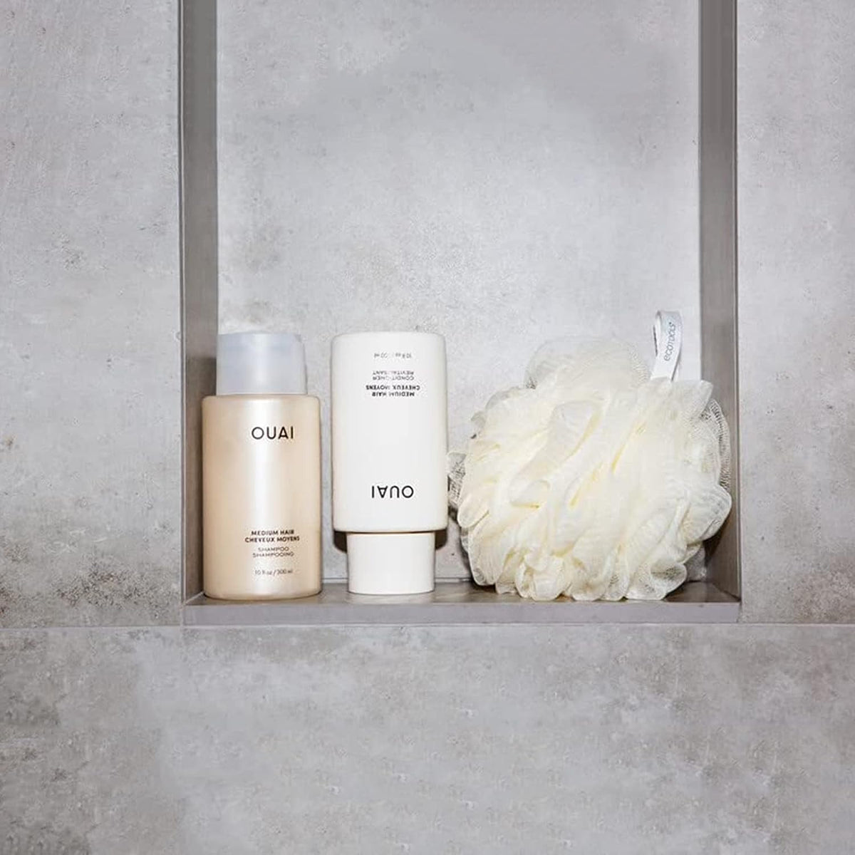 OUAI Medium Hair Shampoo and Conditioner Set - Sulfate-Free Shampoo and Conditioner for Women & Men - Made with Keratin, Shea Butter & Avocado Oil - Free of Parabens & Phthalates (10 Fl Oz) OUAIBuy Supplements Australia