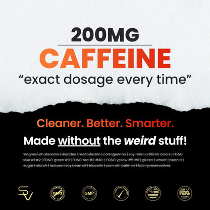 SmarterVitamins 200mg Caffeine Pills - MCT Oil from 100% Coconuts + 100mg L-Theanine, Energy and Focus SmarterVitamins canada supplements