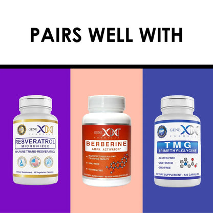 Genex Formulas NAD+ 250mg Serving 60 Capsules Nicotinamide Adenine Dinucleotide (Actual NAD+ Not a Precursor) (1) Genex FormulasBuy Supplements Australia