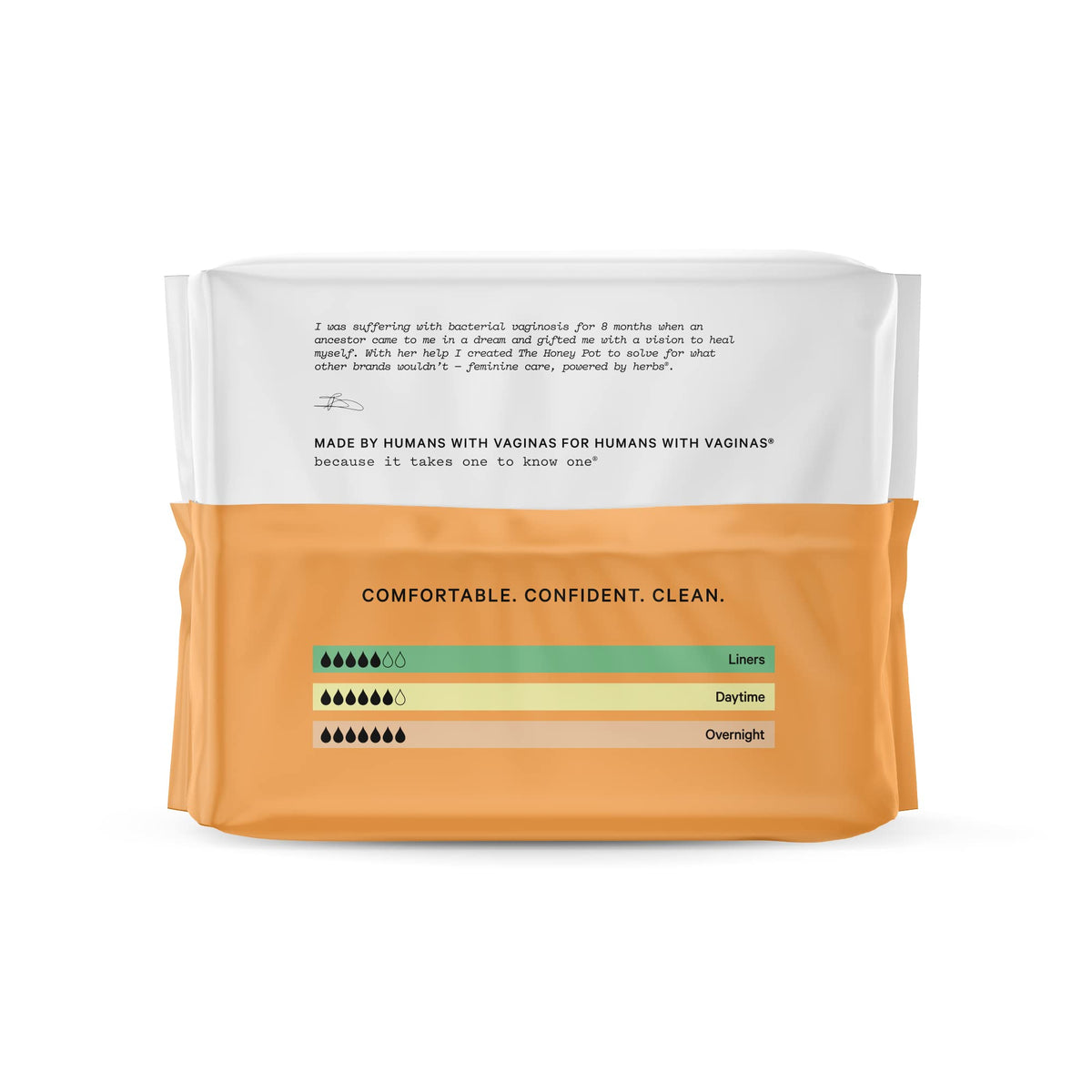 The Honey Pot Company - Herbal Overnight Heavy Flow Pads w/Wings - Organic Pads for Women The Honey Pot CompanyBuy Supplements Australia