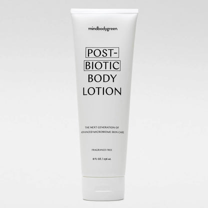 mindbodygreen postbiotic body lotion - Ultra-hydrating, firming, and clean body lotion with next-gen pre and postbiotics, aloe, oat oil, shea butter, coenzyme QIO. Vegan. Paraben and phthalate free. mindbodygreenBuy Supplements Australia
