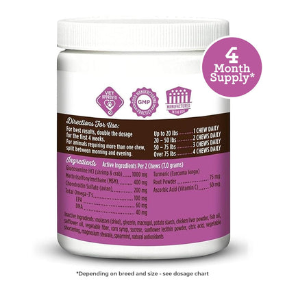 VetPro Dog Hip and Joint Supplement - Pain and Inflammation Relief Chews VetPro CompleteBuy Supplements Australia