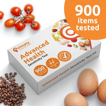 Simply Sensitivity Checks 900+ Items Food Sensitivity Test Kit for Adults – Foods & Non-Foods, Including Lactose, Gluten, Vitamins, Minerals, Gut Health & More – at-Home Food Intolerance Test Kit Simply Sensitivity ChecksBuy Supplements Australia