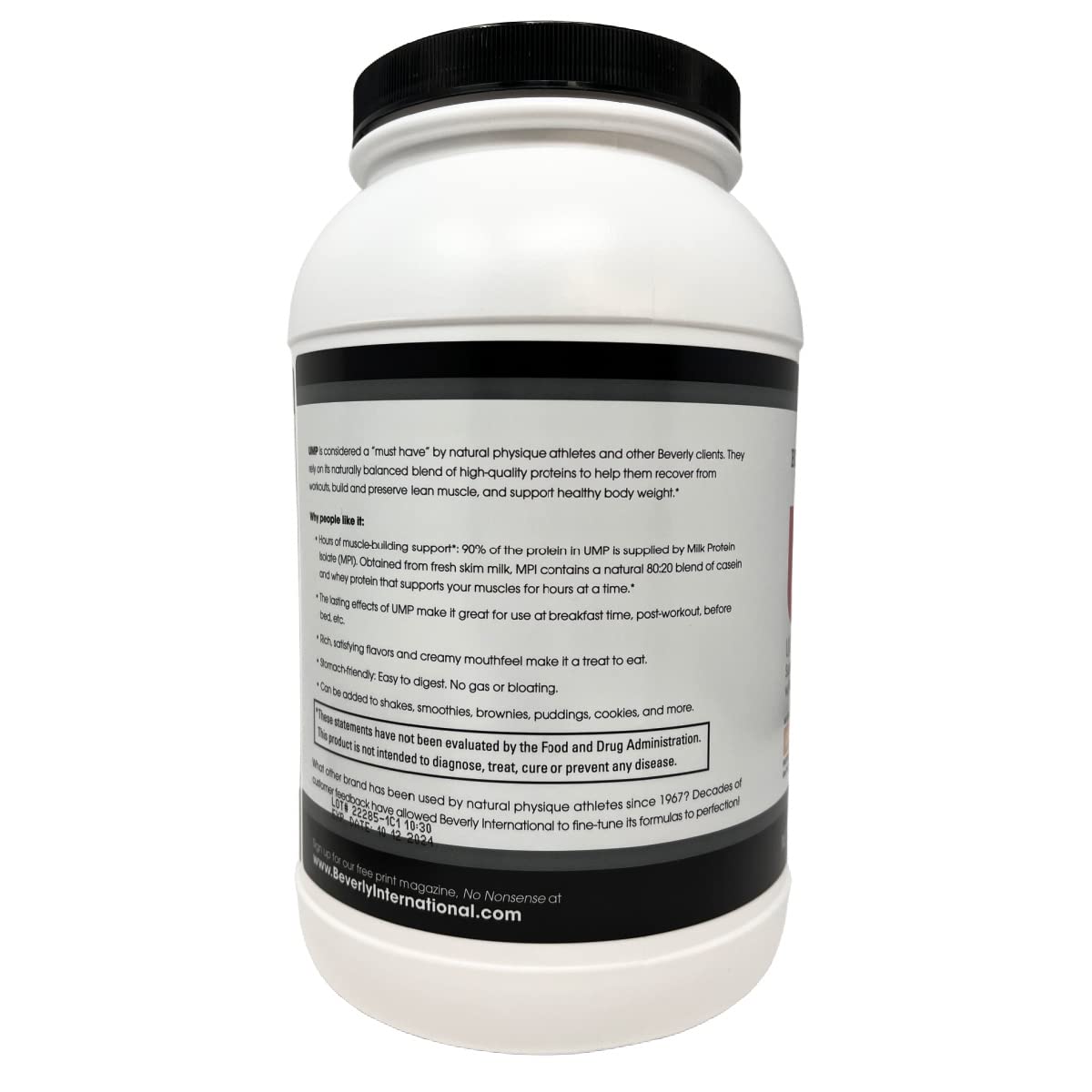 Beverly International UMP Protein Powder, Graham Cracker. Unique Whey-Casein Ratio Beverly InternationalBuy Supplements Australia