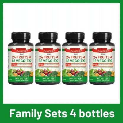 OmniNrf2 Postbiotic Supplement Capsules for Gut Health, Superfood with 24 Fruits & 18 Veggies & Fermented Herbal Plants, 90 Capsules for Antioxidant Support OmniNrf2Buy Supplements Australia