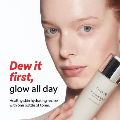 TIRTIR Milk Skin Rice Toner - Deep Moisturizing, Hydrating and Refreshing for face, Niacinamide, Ceramide, Rice Bran Extract